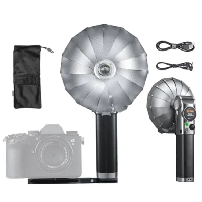 Immagine di Godox Lux Master Retro TTL HSS fotocamera flash, touch screen, sincronizzazione wireless, batteria integrata, sistema wireless X 2.4 G, compatibile con Sony/Nikon/Canon/Fuji/Leica/Sigma/Panasonic