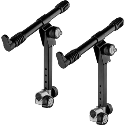 Immagine di QUIK LOK QLX/3 COPPIA DI BRACCI Aggiuntivi PER SUPPORTO A &quot;X&quot; Supporti Regolabili in Altezza, Angolazione, Inclinazione, Colore Nero