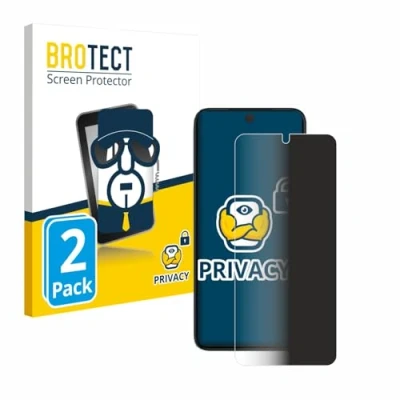 Immagine di brotect (2 Pezzi Pellicola Privacy per Motorola Edge 30 Neo [Anti Spy, Protettiva Chiara, Blue Light Filter]