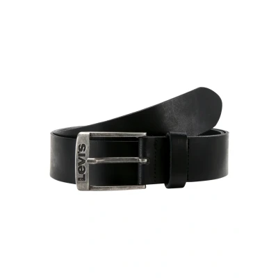 Immagine di Cinta Levi&#039;s New Duncan Leather Nero 80 CM