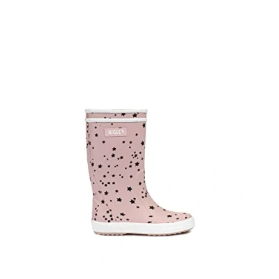 Immagine di Aigle Lolly Pop Play2, Stivali in Gomma Unisex Bambini e ragazzi, Multicolore Stelle Rosa, 29 EU