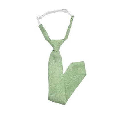 Immagine di DB Dickie Bow Cravatta per bambini e ragazzi, in misto cotone, elasticizzata, Verde salvia, Taglia Unica
