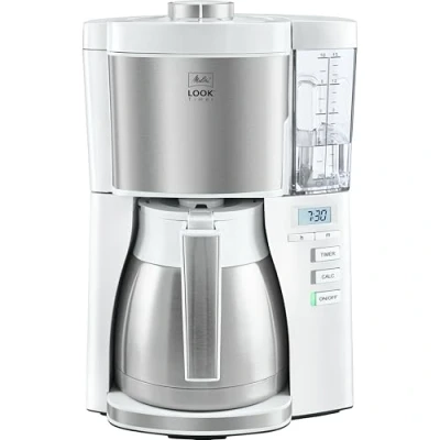 Immagine di Melitta Look V Macchina da caffè Con filtro e timer caraffa termica bianco