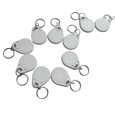 Immagine di YARONGTECH® MIFARE Classic 1K tag RFID 13.56MHz ISO14443A portachiavi ABS IC NFC per controllo di accesso (confezione da 100)