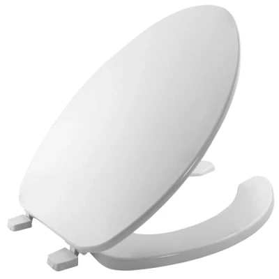 Immagine di Bemis 175000 Economy Sedile WC in plastica con coperchio allungato, colore: Bianco
