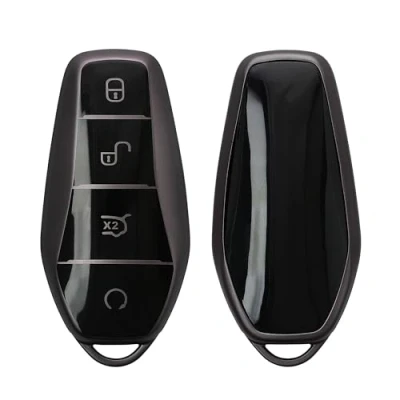 Immagine di kwmobile Custodia Compatibile con BYD Atto 3 / Han/Tang/Dolphin/Yuan/Seal Cover Chiavi Auto Protezione Copri Telecomando Copertina Chiave Copertura Gommata Silicone TPU