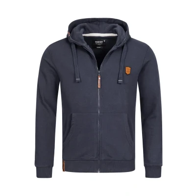 Immagine di Indicode Jeans Felpa con zip, Uomo, Taglia: Small, Navy
