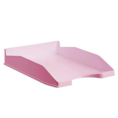 Immagine di Vassoio da tavolo per archivio 2000 ECOGREEN plastica 100% riciclata impilabile formati DIN A4 e foglio colore rosa