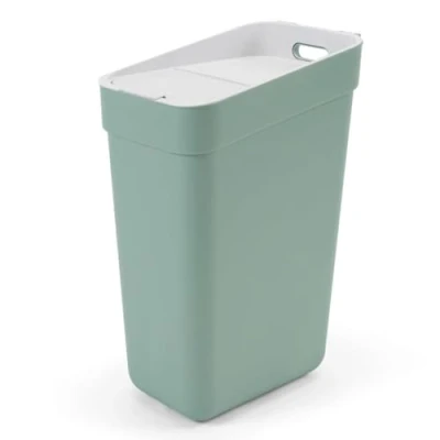 Immagine di Curver Keter Pattumiera da 30 Litri per la Raccolta Differenziata Ready To Collect, con Supporto a Parete, Ideale Cucina, 100% Riciclato, Verde