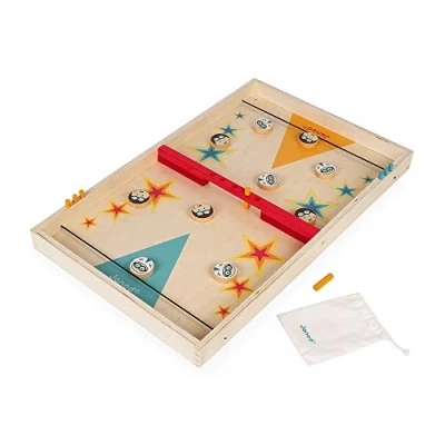 Immagine di Janod Passe Trappe in Legno Retrò Giochi di Società Gioco Abilità Sviluppo della Strategia e Concentrazione Certificato FSC A Partire da 3 Anni, J02079