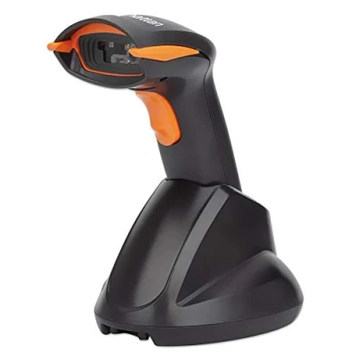 Immagine di Manhattan wireless 2D Scanner bar code Radio 1D, CCD Nero, Arancione portatile incl. supporto USB A
