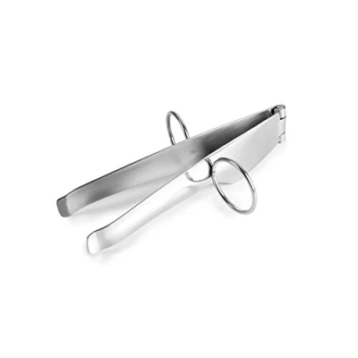 Immagine di Ibili 748900 Pinza per prosciutto, Acciaio Inox, Argento, 12 x 3 6 cm