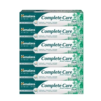 Immagine di Himalaya Herbal Complete Care Toothpaste Anti Inflammation, oxidant, Prevents Bleeding or Swollen Gum 100% Vegetarian 75ml (Pack of 6)