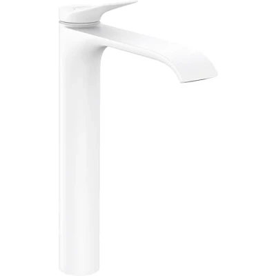 Immagine di hansgrohe Vivenis Miscelatore monocomando lavabo 250 da catino con saltarello, bianco opaco, 75040700