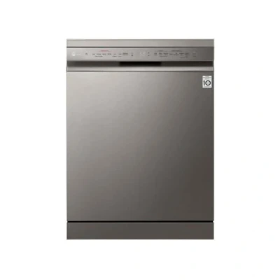 Immagine di LG DF365FPS Lavastoviglie Libera Installazione, Serie 3, 14 coperti, Sistema QuadWash a 4 Bracci Irroratori, Vapore TrueSteam, Apertura Automatica della Porta, 3 Cestello per le Posate, Wi Fi, Grigia