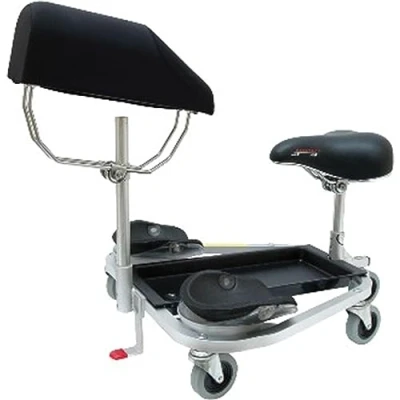 Immagine di Marshalltown 01RAC3CS Racatac con sostegno per torace, supporto piastrellista il petto, ruote da 76 mm