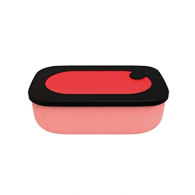 Immagine di Guzzini On The Go Lunchbox con Contenitore, Spalvieri &amp; Del Ciotto, 20 x 12 h7 cm, 900 cc, Rosso