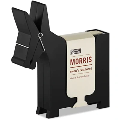 Immagine di Morris l&#039;asino: Portamemoria da tavolo Accessori scrivania e forniture per ufficio carini Articoli scrivania: Portaoggetti Dispenser Porta Note Adesive Monkey Business