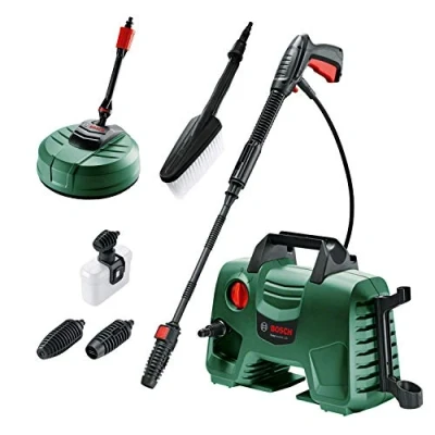 Immagine di Bosch Home And Garden Idropulitrice Ad Alta Pressione Easyaquatak 120, 1500 W, Kit Car Incluso, Portata 350 L Per H, Confezione In Cartone, Edizione Amazon, Verde