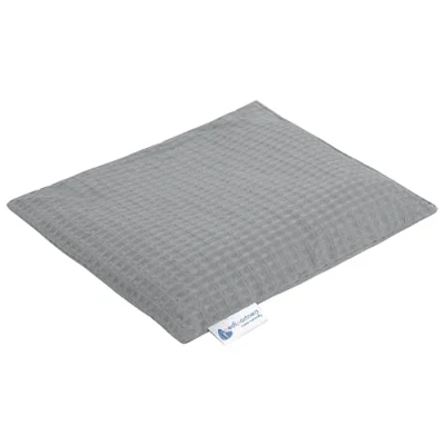 Immagine di Medi Partners Cuscino termico con noccioli di ciliegia grande 500g rettangolare 20x25cm 100% cotone Waffle per terapia del freddo e calore