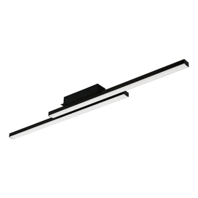 Immagine di Eglo connect.z Smart Home Led plafoniera Fraioli Z, ZigBee, app e controllo vocale, colore luce regolabile, dimmerabile, in alluminio nero