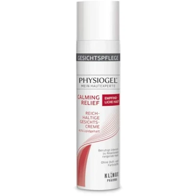 Immagine di PHYSIOGEL Calming Relief Crema viso ricca, per pelli sensibili e arrossate, 1 x 40 ml, confezione da