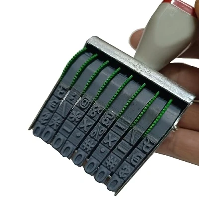 Immagine di WANLIAN timbro digitale, a rullo con numero data segno digitale personalizzato,Dimensione stampa 54 x 7 mm, Inchiostrazione separata (8cifre)