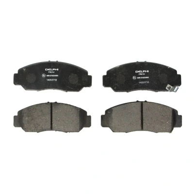 Immagine di DELPHI LP1704 Kit pastiglie freno con segnalatore acustico usura lamierino anticigolío accessori HONDA: Jazz 2, CIVIC 7 Hatchback, FR V