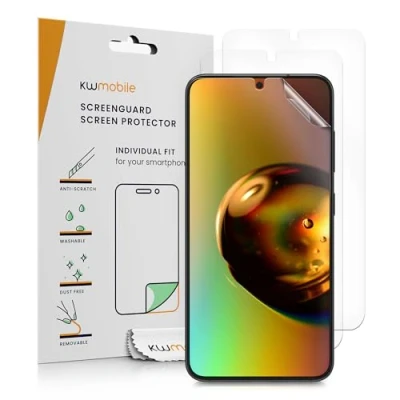 Immagine di kwmobile 3x Pellicola Salvaschermo Compatibile con Samsung Galaxy S24 Plus Film Protettivo Telefono Protezione Antigraffio Display Smartphone