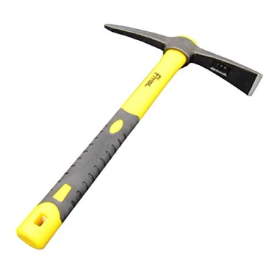 Immagine di 15 pollici, goccia intatta forgiata di un pezzo, manico rivestito plastica in fibra vetro, Mattock Pick 1.4LB