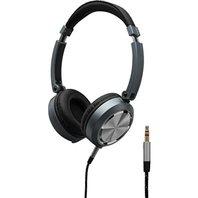 Immagine di Monacor MD 460 Cuffie auricolari via cavo Nero, Argento Padiglioni girevoli, pieghevole