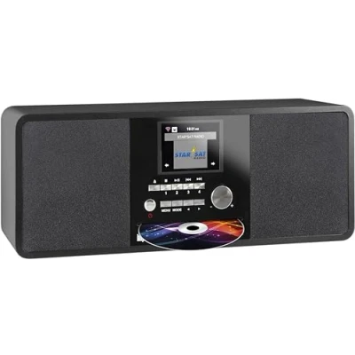 Immagine di Imperial DABMAN i200CD Radio Internet da tavolo DAB+, FM, Bluetooth, DLNA, WLAN, AUX, Internetradio compatibile DLNA Nero