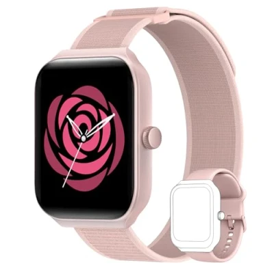 Immagine di TOOBUR Smartwatch Donna Alexa Integrata, 1.95&quot; Orologio Chiamate Cardiofrequenzimetro Contapassi Sonno Impermeabil IP68, Notifiche Messaggi, 100 Sportivo, Compatibile Android IOS