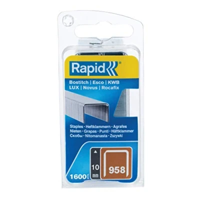 Immagine di Rapid 40109543 No. 958 Graffe a Filo fine 10 mm, Acciaio