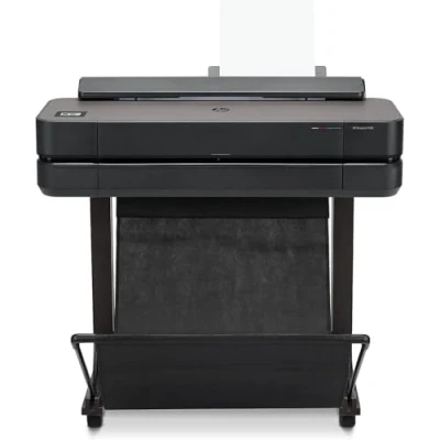 Immagine di HP DesignJet T650 Stampante per Grandi Formati da 91 cm 5HB10A, supportati A4 ad A0, velocità 82 Pagine A1 all’Ora, Gigabit Ethernet, USB Hi Speed 2.0, Wi Fi, Garanzia 2 Anni, Nero