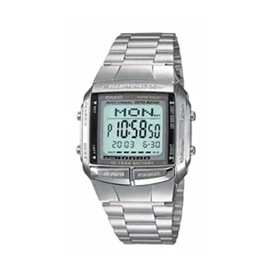 Immagine di Casio DB 360 1DF(DB27) Orologio Digitale unisex con quadrante grigio serie vintage, argento,