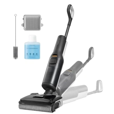 Immagine di roborock F25 Aspirapolvere Senza Fili,Lavapavimenti 2 in 1 con Doppio Sistema Auto Pulizia Raschietto e 0 Grotvigli, Asciugatura 90C, Design Ultra Piatto 180, 20 kPa Aspirazionet per Pavimenti Duri