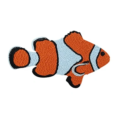 Immagine di Finally Home Toppa termoadesiva da applicare con il ferro stiro Toppe marine, pesce