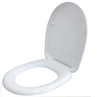 Immagine di Ideal Standard Garda, copriwater avvolgente compatibile, Copri wc con chiusura normale, Bianco
