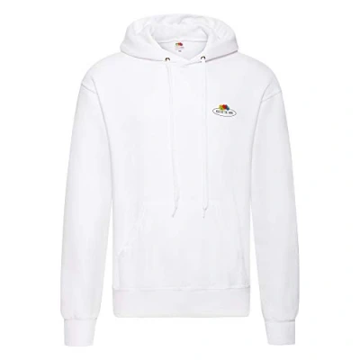 Immagine di Fruit of the Loom Felpa con cappuccio uomo, bianco, L