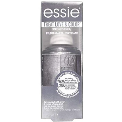 Immagine di Essie Smalto nutriente n. 158 steel the lead, rigenerazione e lucentezza argento, 13,5 ml