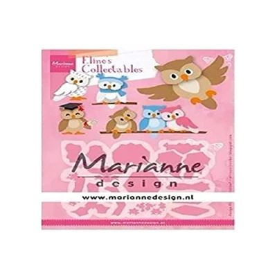 Immagine di Marianne Design Collectables Fustelle, Gufo, Estate Indiana, per Taglio e Goffratura di Disegni Comples