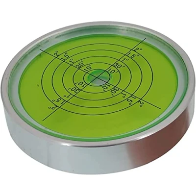 Immagine di bolla orizzontale universale in lega di alluminio precisione , alta a livello rotondo calibrazione 10 ′/2 mm (74 x 15 mm)