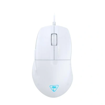 Immagine di Turtle Beach Pure SEL Mouse da gioco RGB ergonomico ultraleggero, sensore ottico a 8K DPI, sistema di pretensionamento, illuminazione Bianco