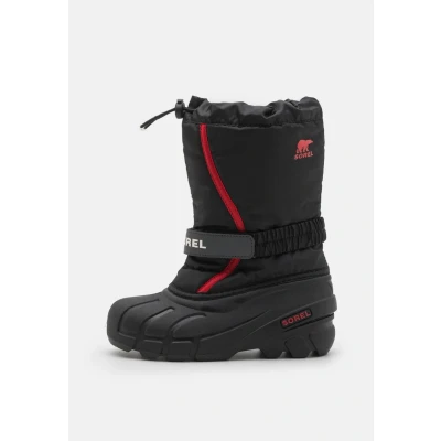 Immagine di Sorel Flurry Boot, Stivali Invernali, Unisex Bambini e ragazzi, Black/Bright Red 2024, 32 EU