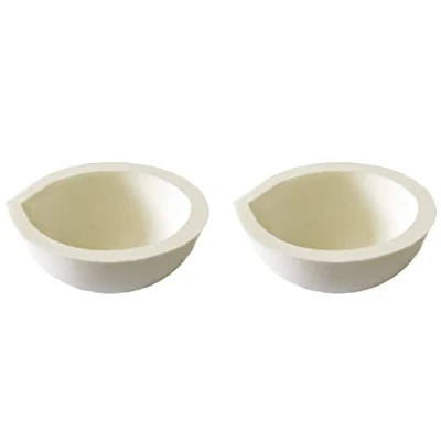 Immagine di LLF Ciotola in ceramica per crogiolo ceramica, fornace, fusione, raffinazione, oro e argento (2 pezzi, 100 g)
