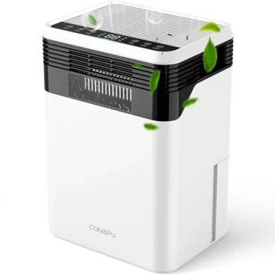 Immagine di CONOPU Deumidificatore, 4 Semiconduttori, 1700ml/Giorno, Deumidificatore Casa, 3 Modalità Intelligenti e LED Tempo Reale, Sbrinamento Automatico, Silenzioso a 33 dB, 24 Ore Timer