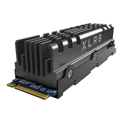 Immagine di PNY XLR8 CS3040 M.2 NVMe Gen4 x4 SSD Interno con Heatsink 1TB, Velocità di Lettura fino a 5600 MB/s, Scrittura 4300 MB/s