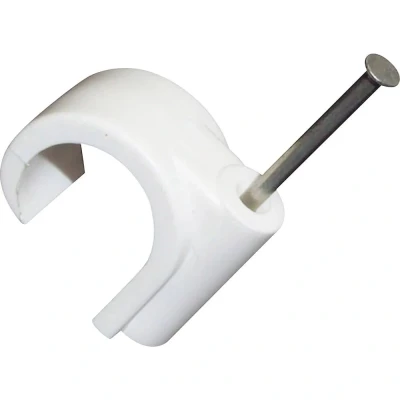 Immagine di TRU COMPONENTS Chiodino fissacavo TC 10354928 Intervallo Ø fascio 5 mm (max) Bianco 100 pz.