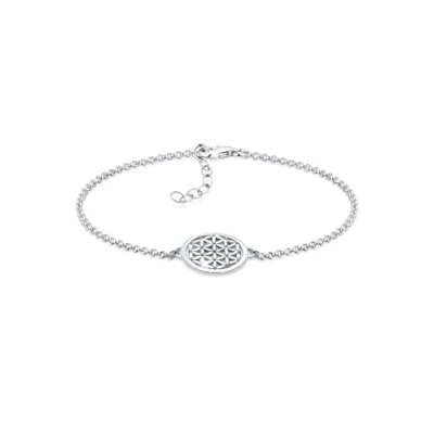 Immagine di Elli Braccialeto da Donna in Argento 925 con Fiore Della Vita